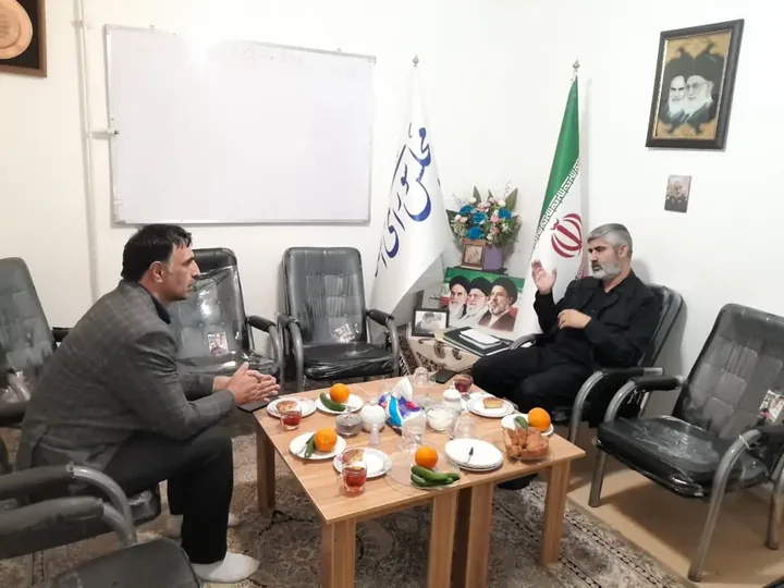 بررسی وضعیت گازرسانی تاکستان در دیدار سرپرست اداره گاز شهرستان با نماینده مجلس