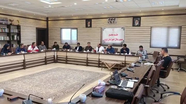 بررسی برنامه‌ها و سیاست‌های هلال‌احمر قزوین در نشست مجمع و هیئت‌مدیره