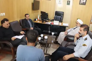 بازدید رئیس حوزه قضایی آبگرم از کانون اصلاح و تربیت قزوین و رسیدگی به درخواست مددجویان