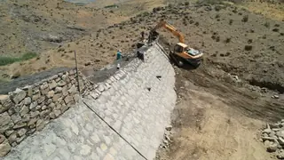 احداث ۴ سیل‌بند در روستاهای استان قزوین با همت بسیج سازندگی